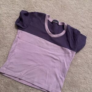 Brandy Melville purple crop top